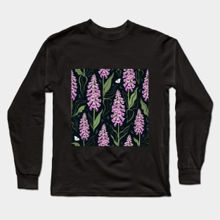 Foxgloves pattern Long Sleeve T-Shirt